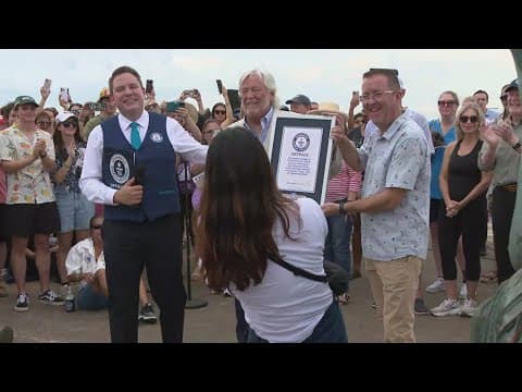 City of Galveston awarded Guinness World Record for longest walkway