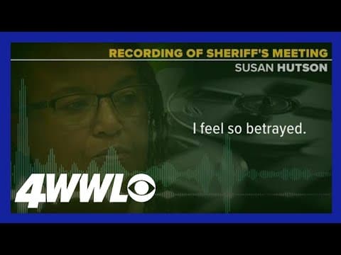 Recording reveals chaos behind the scenes at Orleans Sheriff's Office