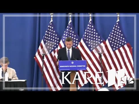 Minneapolis church school shooting: DNC Chair Ken Martin delivers emotional remarks at DNC General S