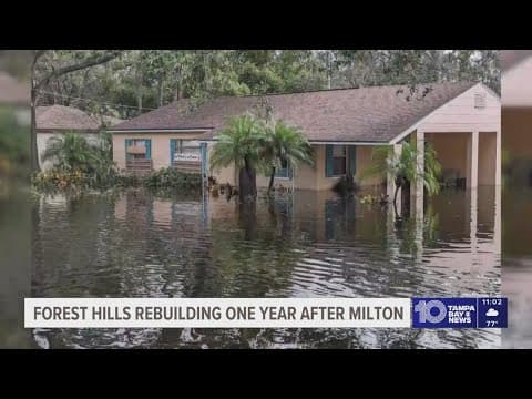 Forest Hills continues rebuilding one year after Hurricane Milton