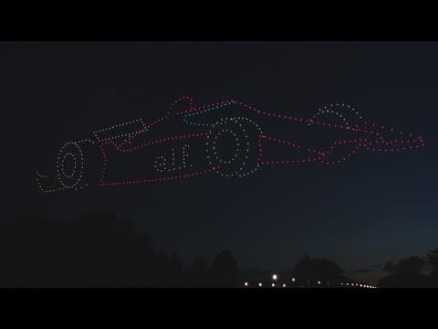 E.L.F. Cosmetics puts on drone show at IMS night before Indy 500