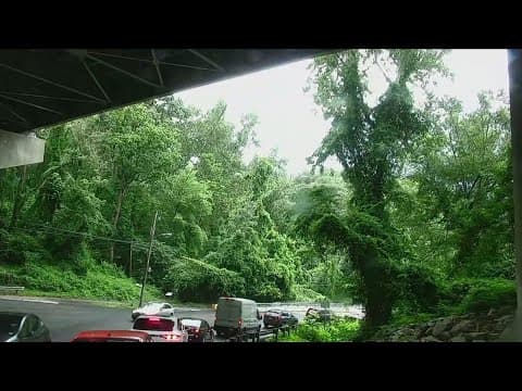 Stores lose power in Arlington after storms pour down on the DMV