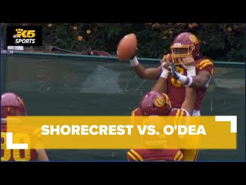 HS FOOTBALL:  SHORECREST VS. O'DEA