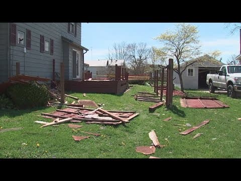 Bucyrus residents begin cleanup efforts after EF1 tornado