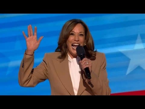 Vice President Kamala Harris full surprise speech at 2024 DNC's Day 1 (Aug. 19, 2024)