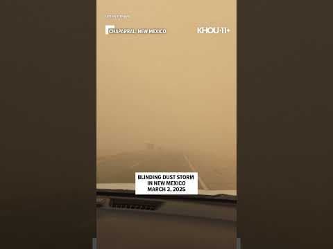 Dust storm rolls over NM, TX via: AP
