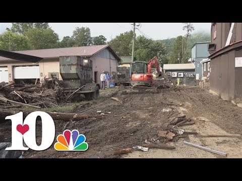 Hot Springs community recovers after flooding from Helene damaged the small town