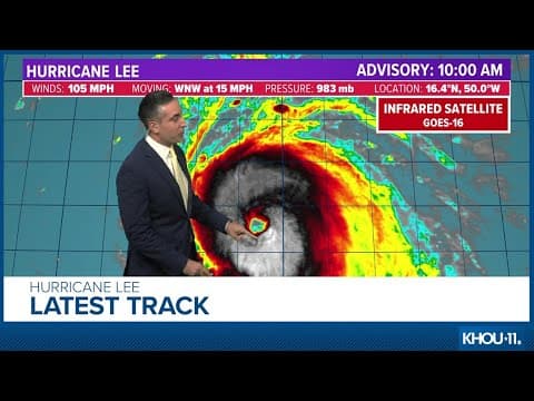 Tropical update: Hurricane Lee expected to become Cat. 5 storm