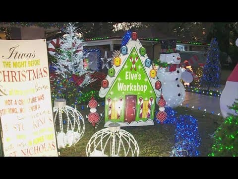 Metairie Christmas lights