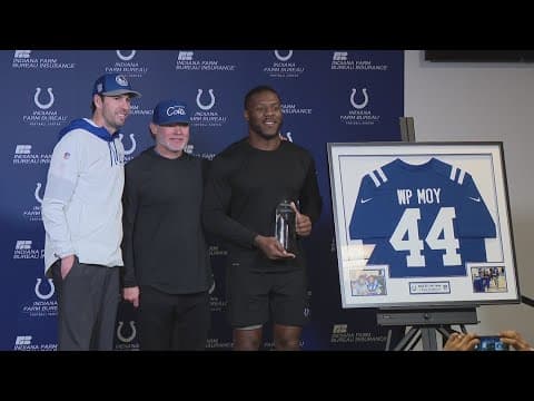 Colts award LB Zaire Franklin as team's 'Walter Payton Man of the Year' nominee