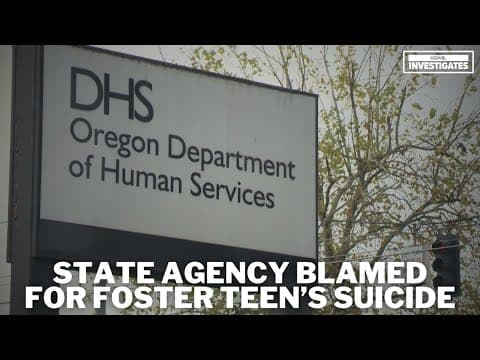 Disability Rights Oregon releases report faulting DHS for foster youth's suicide