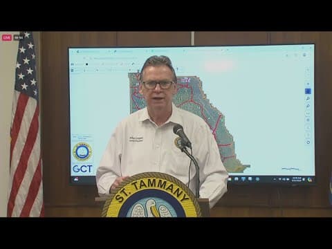 Watch: St. Tammany Parish update on impacts from Hurricane Francine