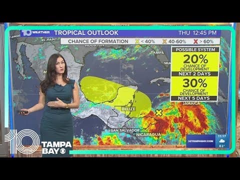 Tracking the Tropics: Disturbance has 90% chance of becoming named storm in next 5 days
