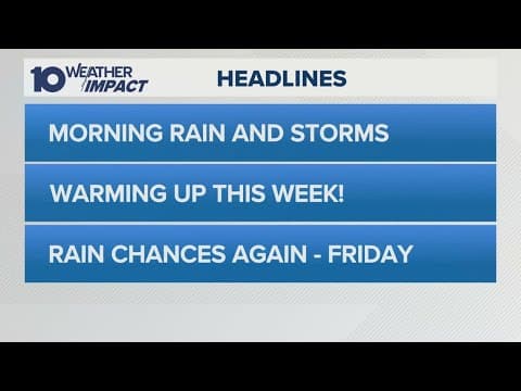 Columbus, Ohio weather forecast for April 21, 2025 | Early morning showers but warming up