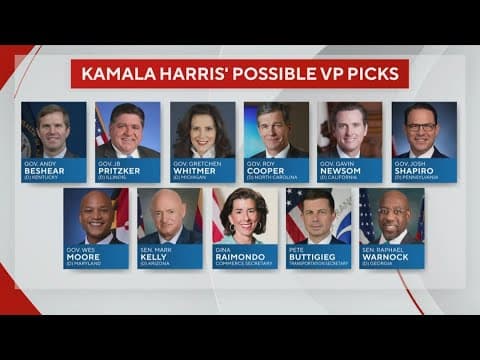 Potential candidates for Vice President