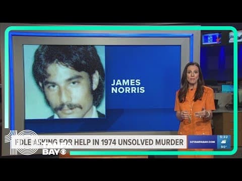 His death is one of Florida's oldest active murder investigations. Authorities are asking for help c