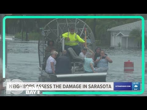 Record rainfall from Debby leaves Sarasota County residents underwater