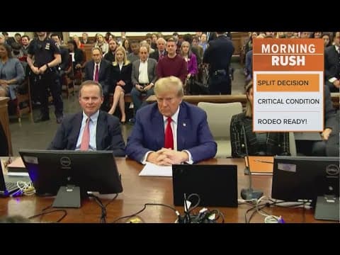 Donald Trump will be sentenced in hush money trial today