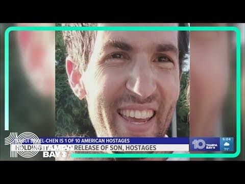 Holding on to hope for the release of their son, hostages