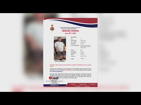 Police searching for missing man with Texas ties last seen in Turks and Caicos