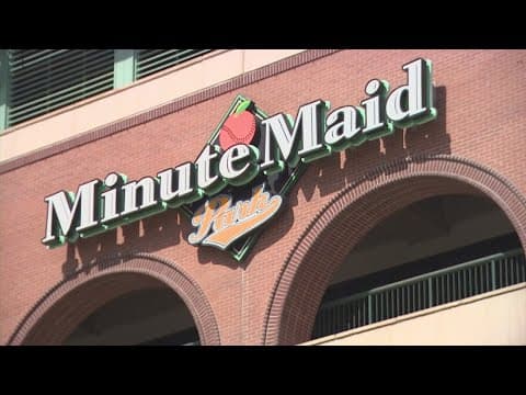 LIVE: Minute Maid Park signs getting swapped for Daikin Park signs