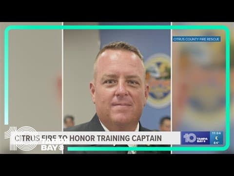 Citrus County Fire Rescue to honor training captain who passed away