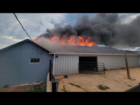 Community rallies behind Warrenton farm, after fire destroyed one of their barns