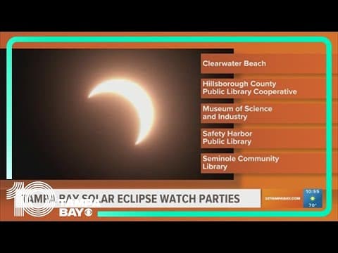 Tampa Bay solar eclipse watch parties