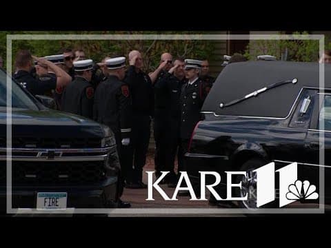 Procession for fallen Twin Cities firefighter