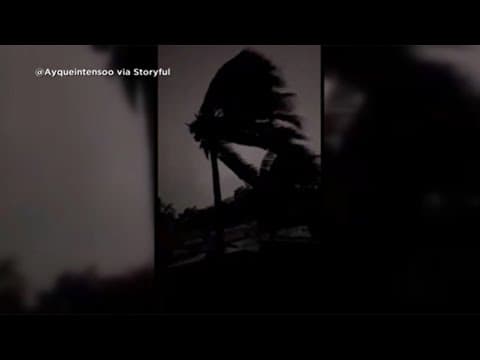 Hurricane Beryl moves across Cozumel