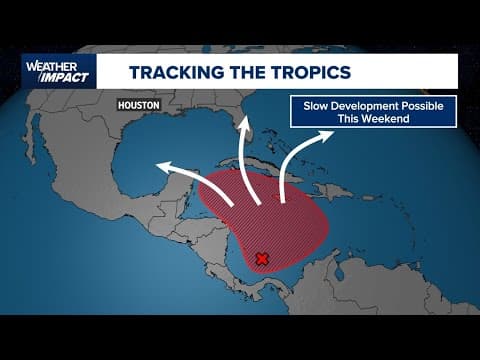 Tropical update: Spot in western Caribbean has high chance for development
