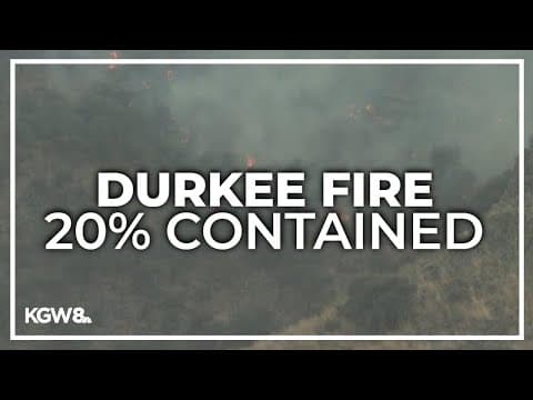 Durkee Fire in eastern Oregon grows to over 284,000 acres, but firefighters make progress