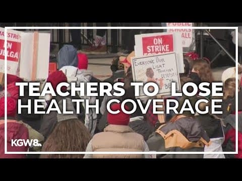 Striking Albany teachers to lose health insurance