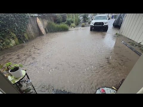 Homes and businesses hit hard by rain and flooding in Leucadia