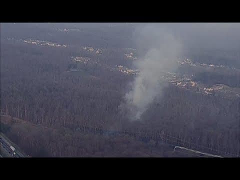 Brush fire forces Montgomery Co. homes to be evacuated