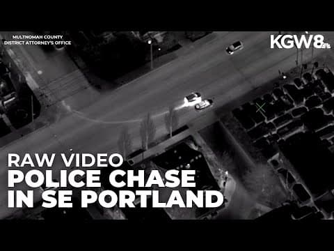 Raw video: High speed police chase in Southeast Portland