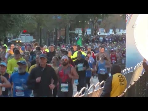 What's the forecast for the Houston Marathon on Sunday, Jan. 14?