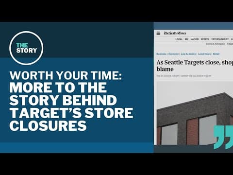 Is crime really the reason why Target is closing stores? | Worth Your Time