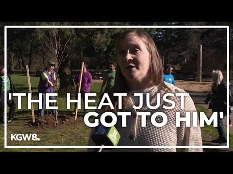 Trees planted in remembrance of loved ones who died during 2021's heat dome in Pacific Northwest