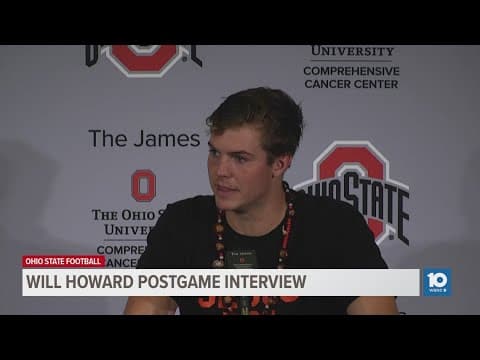 Will Howard postgame interview | Ohio State vs. Marshall