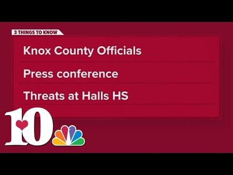 KCSO to speak after deputies respond to recent school threat at Halls High School