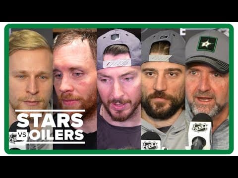 Stars vs. Oilers Game 4 | Dallas Stars pregame interviews