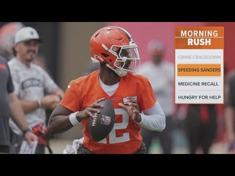 Shaduer Sanders faces hefty fines for a speeding ticket