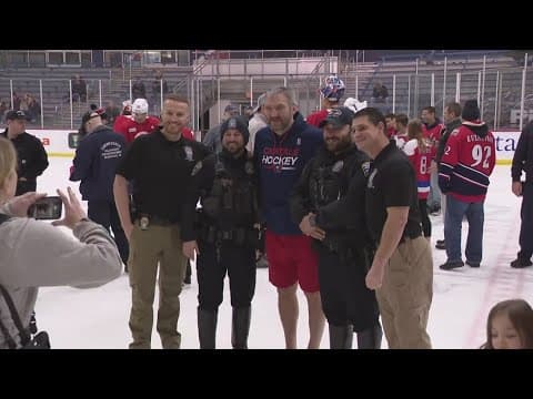 Capitals show appreciation for first responders