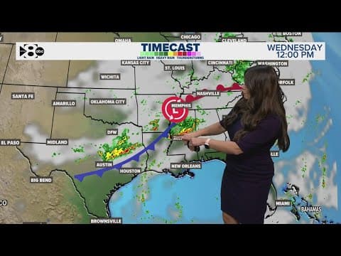 DFW Weather: Storms move through the south and Midwest today