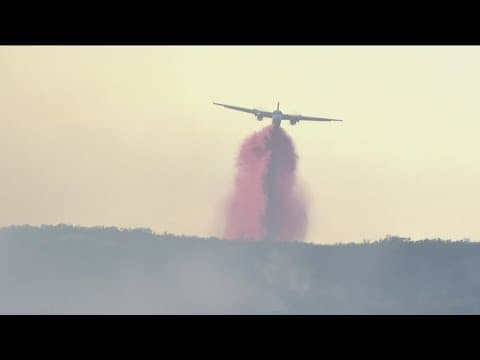 Brush fire burning north of Campo near I-8 explodes to 350 acres
