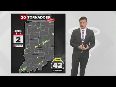 UPDATE: At least 20 tornadoes confirmed across Indiana from April 2nd's storms (42 for the year)
