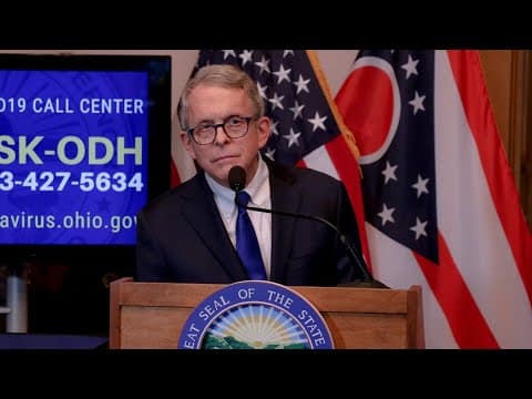 DeWine addresses COVID-related staffing issues at Ohio hospitals