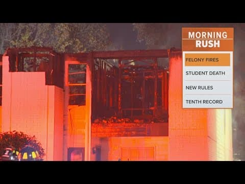 Fort Worth Police arrest a man after setting several apartment fires