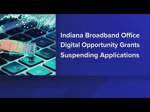 President Trump order pauses Indiana broadband grant program